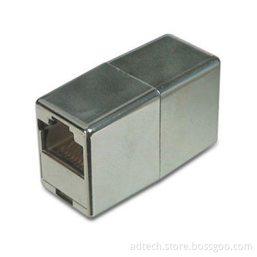 High Performance, UL Approved RJ45 Cat5e In-line Coupler Modular JackNew